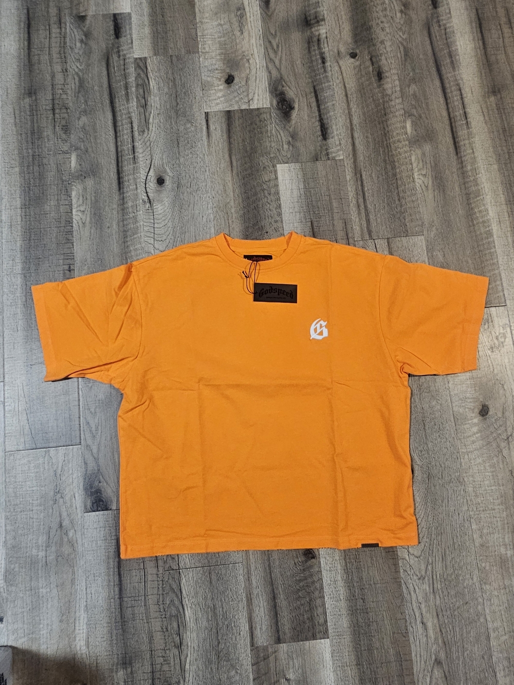 NWT Godspeed Orange Vital Nesesi Tee Size L